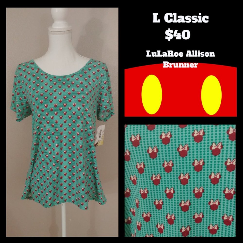 ⭐ Lularoe Disney Classic T - Large - NWT